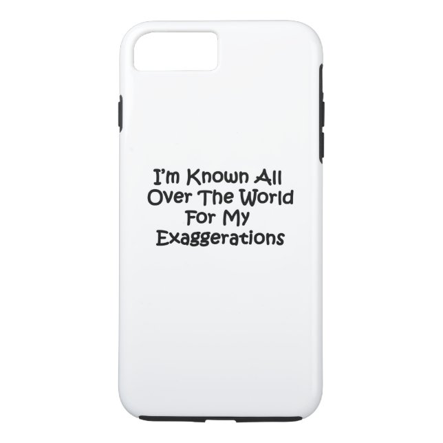 Ich bin überall auf der Welt bekannt Case-Mate iPhone Hülle (Rückseite)