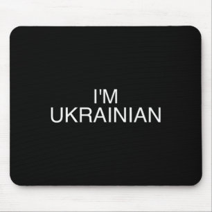 Ich bin Ukrainer Ukraine Stolz Minimalistisches Er Mousepad