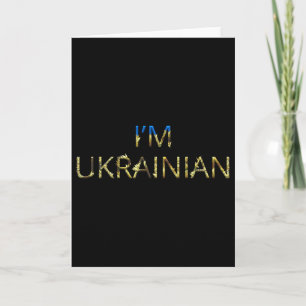 Ich bin Ukrainer - Ukraine T-Shirt Sonnenblume Ret Karte