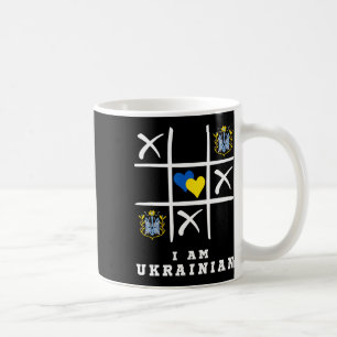 Ich bin Ukrainer Unterstütze Ukraine Ukraine Hilfe Kaffeetasse
