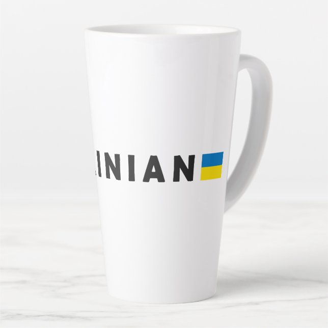 Ich bin Ukrainerin Milchtasse (Rechte Ecke)
