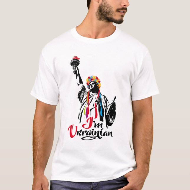 Ich bin ukrainisch T-Shirt (Vorderseite)