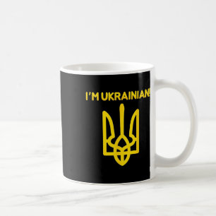Ich bin ukrainisch Ukraine Wappen Ukrainische Mach Kaffeetasse