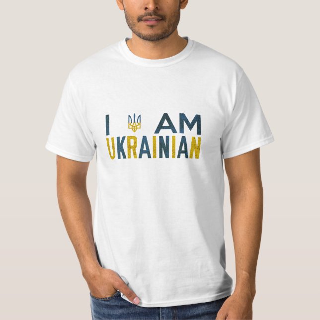 Ich bin ukrainisches Shirt (Vorderseite)