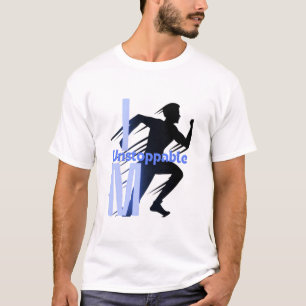 Ich bin unaufhaltsam' laufende Silhouette Motivier T-Shirt