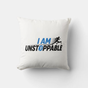 Ich bin unaufhaltsames Logo: Unaufhaltsames Laufwe Kissen
