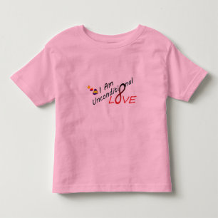 Ich bin unbedingte Liebe Kleinkind T-shirt