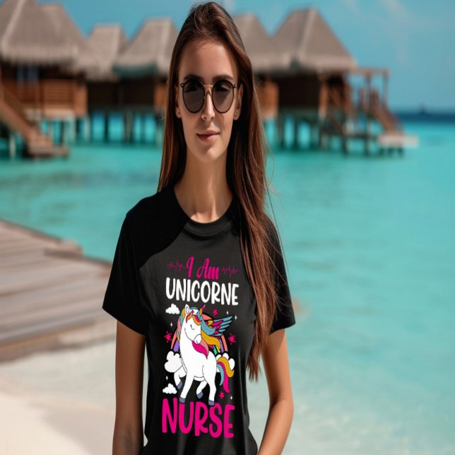 ICH BIN UNICORNE NURSE T-Shirt (Von Creator hochgeladen)