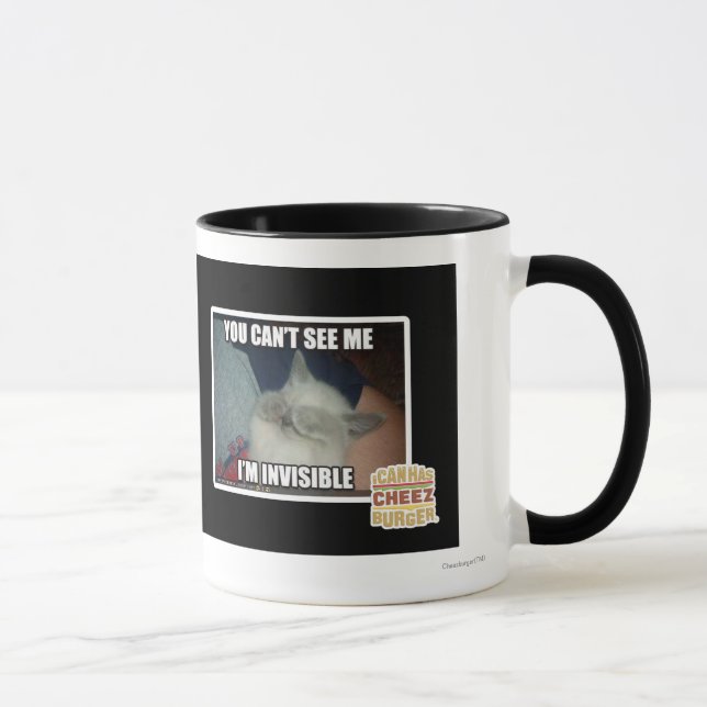 Ich bin unsichtbar tasse (Rechts)