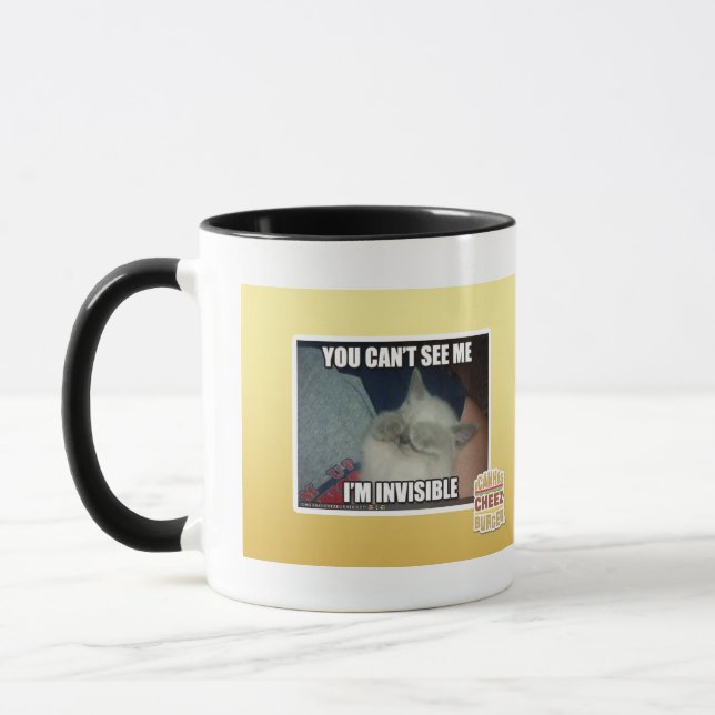 Ich bin unsichtbar tasse (Links)