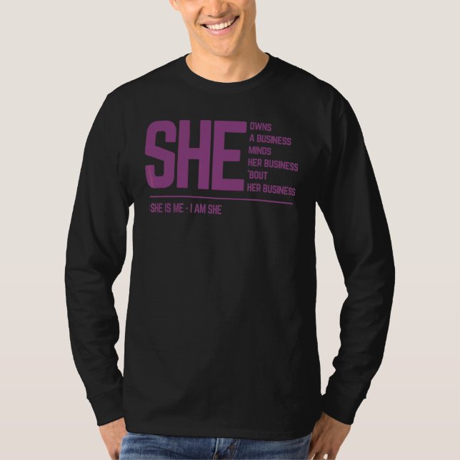 Ich bin Unternehmer T-Shirt (Vorderseite)