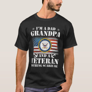 Ich bin Vater Opa und ein Veteran stolz uns Na Vy T-Shirt