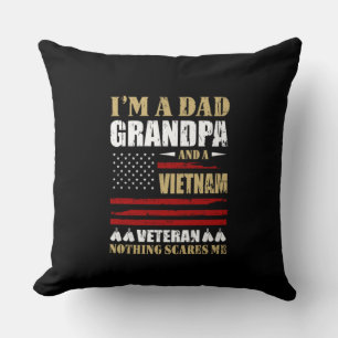 Ich bin Vater, Opa und Vietnamveteran Kissen