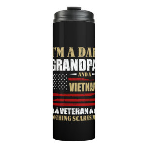 Ich bin Vater, Opa und Vietnamveteran Thermosbecher