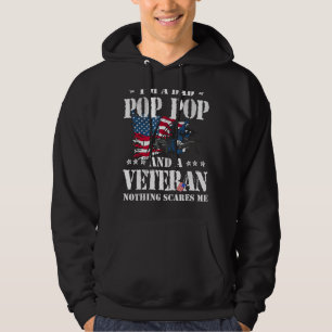 Ich bin Vater Pop Pop Veteran Veteran Veteran's Da Hoodie