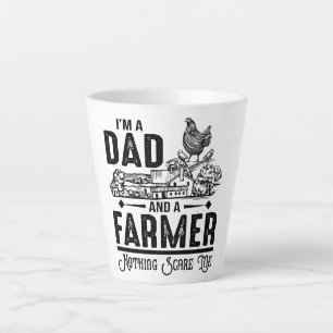 Ich bin Vater und Bauer   Landwirtschaft Milchtasse