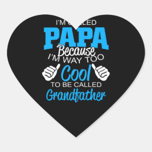 Ich bin Vater, weil ich zu Cooles Geschenk bin Herz-Aufkleber