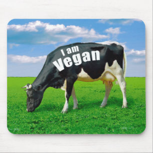 Ich bin vegan mousepad