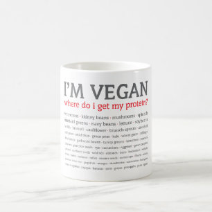 Ich bin vegan: Woher erhalte ich mein Protein? Tasse