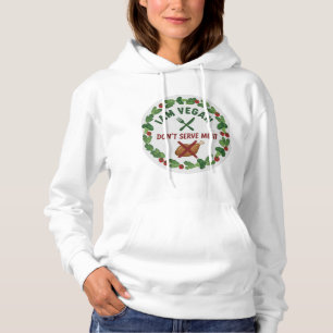„Ich bin Veganer, biete kein Fleisch an“ Vegane Sw Hoodie