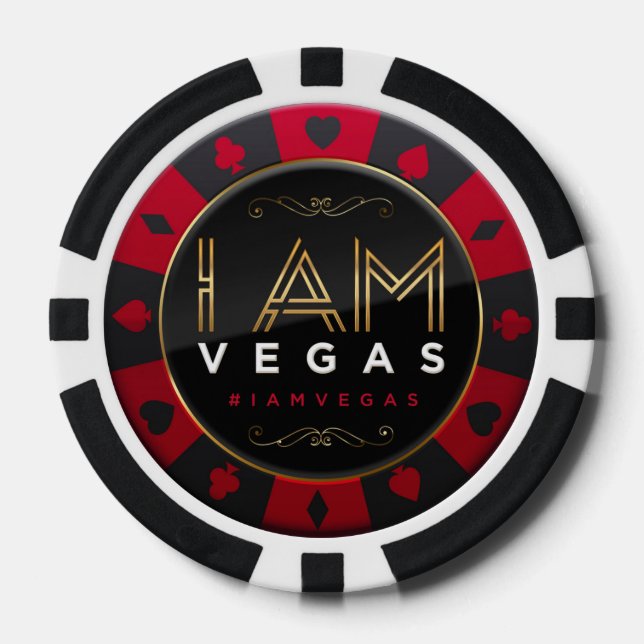 ICH BIN VEGAS POKER CHIPS (Vorderseite)