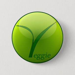 Ich bin vegetarisch button