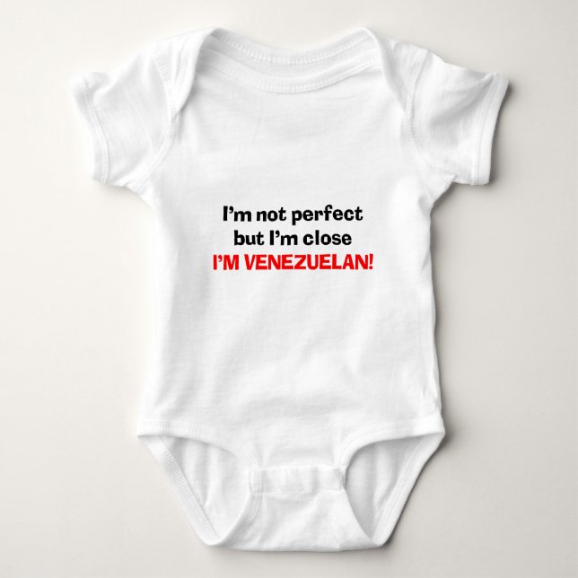 Ich bin VENEZOLANISCH Baby Strampler (Vorderseite)