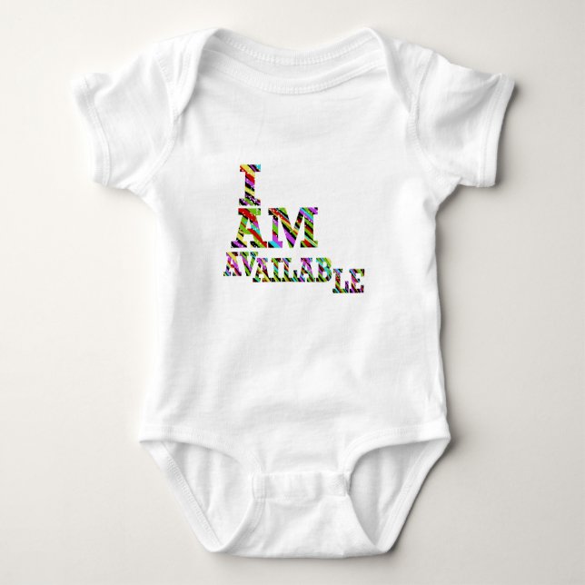 Ich bin verfügbar T-Shirt (Vorderseite)