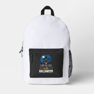 Ich bin verliebt in Halloween Spukschloss_1 Bedruckter Rucksack