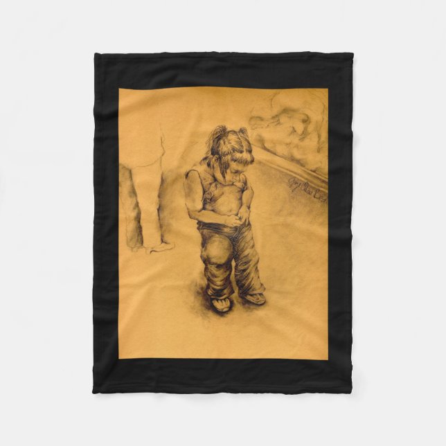 Ich bin verloren in Le Tianguie, Mexiko Fleecedecke (Vorderseite)