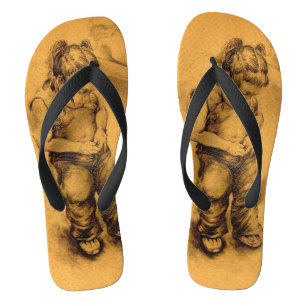 Ich bin verloren in Le Tianguie, Mexiko Flip Flops