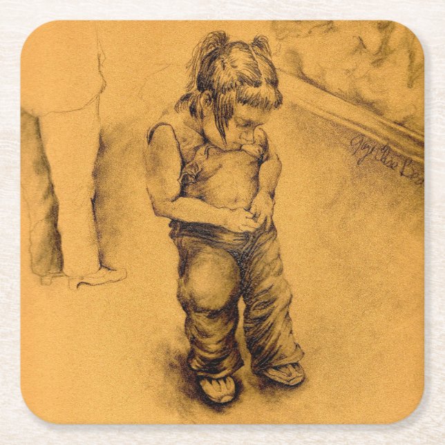 Ich bin verloren in Le Tianguie, Mexiko Rechteckiger Pappuntersetzer (Vorderseite)