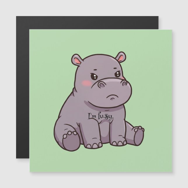 Ich bin verrückt magnetkarte (Vorne/Hinten)