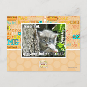 Ich bin verrückt postkarte