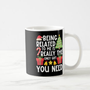 Ich bin verwandt Funny Xmas Familie Weihnachten 1 Kaffeetasse