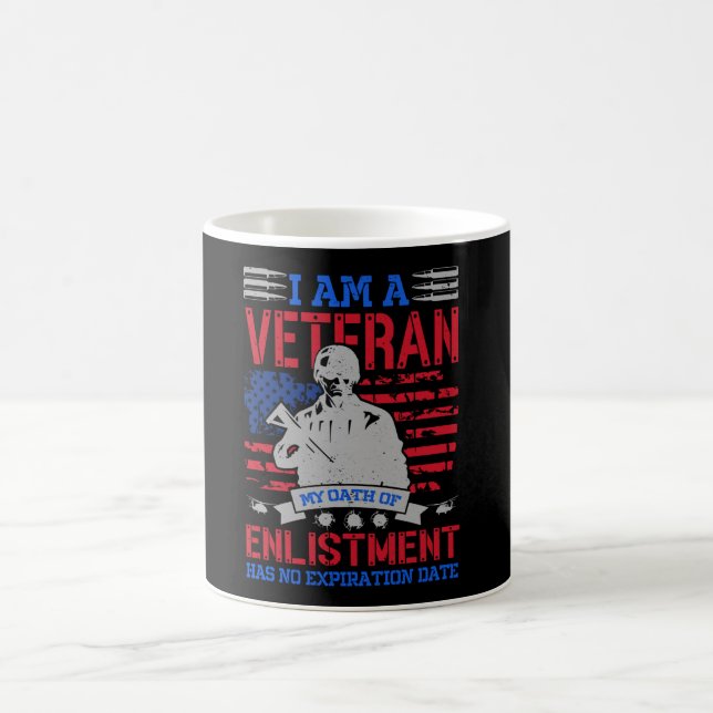 Ich bin Veteran - Das perfekte US-Hero-Geschenk Kaffeetasse (Mittel)