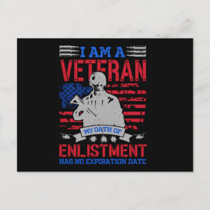 Ich bin Veteran - Das perfekte US-Hero-Geschenk Postkarte