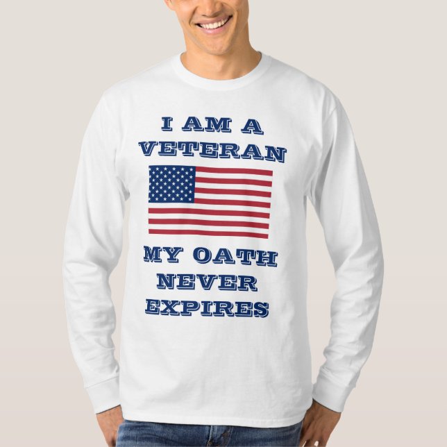 Ich bin Veteran T-Shirt (Vorderseite)