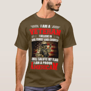 Ich bin Veteran und glaube an die Familie und das T-Shirt