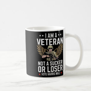 Ich bin Veteran und kein Sucker oder Loser, Harris Kaffeetasse