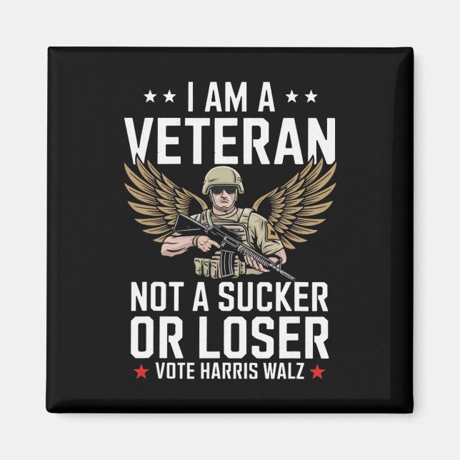 Ich bin Veteran und kein Sucker oder Loser, Harris Magnet (Vorne)