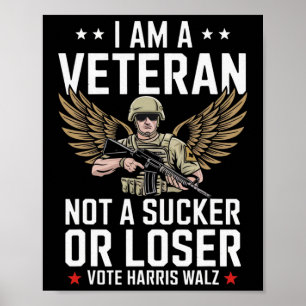 Ich bin Veteran und kein Sucker oder Loser, Harris Poster