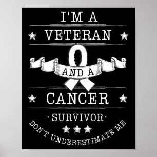 Ich bin Veteran und Krebserkranker Awaren Poster