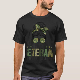 Ich bin Veteran und Veteran's Ehefrau Veteranen Da T-Shirt