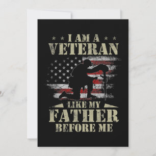 Ich bin Veteran wie mein Vater vor mir Shirt 4. Einladung