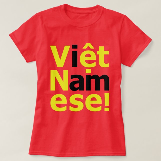 Ich bin Viborett Namese! T-Shirt (Design vorne)