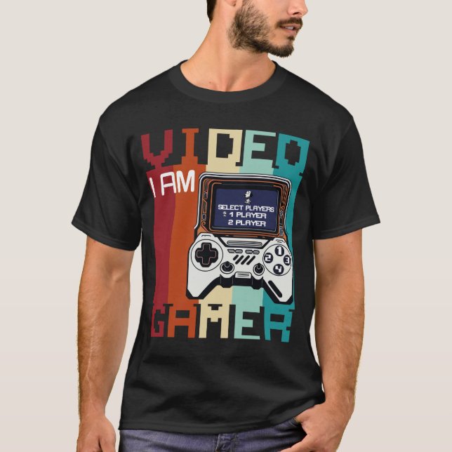 Ich bin VideoGamer T-Shirt (Vorderseite)