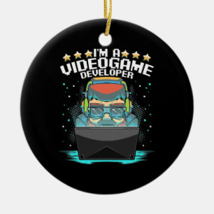 Ich bin Videospielentwickler Keramik Ornament