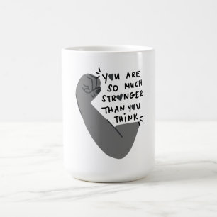 Ich bin viel stärker als du denkst kaffeetasse