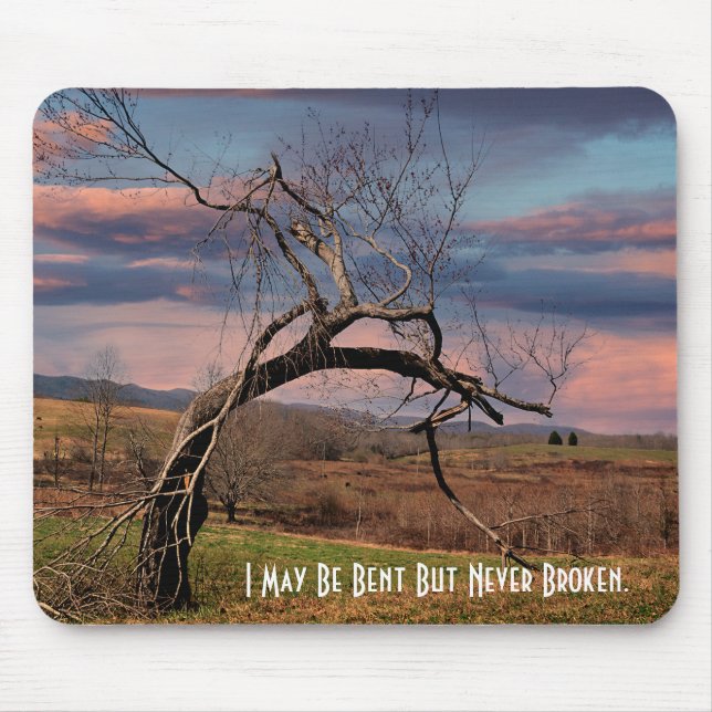 Ich bin vielleicht gebeten, aber nie zerbrochen mousepad (Vorne)